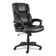 OFFICE CHAIRS | Alera 18.15 in. to 21.77 in. Seat Height Brosna Series Mid-Back Task Chair Supports Up to 250 lbs. - Black Seat/Back, Black Base