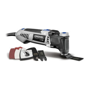 DOLLARS OFF | Factory Reconditioned Dremel 120V 3.5 Amp Variable Speed Corded Oscillating Multi-Tool Kit