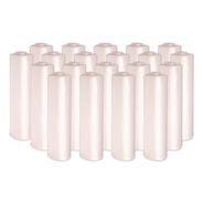 TRASH WASTE BINS | Boardwalk 30 in. x 37 in. 30 Gallon 16 mic High Density Industrial Coreless Roll Can Liners - Natural (500/Carton)