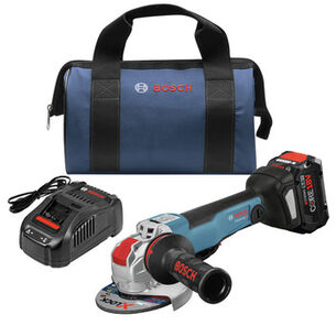 OTHER SAVINGS | Factory Reconditioned Bosch GWX18V-50PCB14-RT 18V X-LOCK Brushless Lithium-Ion 4-1/2 - 5 in. Cordless Angle Grinder Kit (8 Ah)