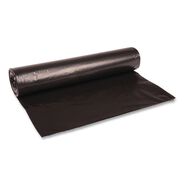 TRASH WASTE BINS | Boardwalk X8647SKKR01 43 in. x 47 in. 56 gal. 1.2 mil Recycled Low-Density Polyethylene Can Liners - Black (100/Carton)