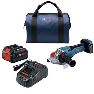 PRODUCTS | Bosch 18V PROFACTOR Lithium-Ion Spitfire X-LOCK 5 in. - 6 in. Angle Grinder with Paddle Switch (8 Ah)