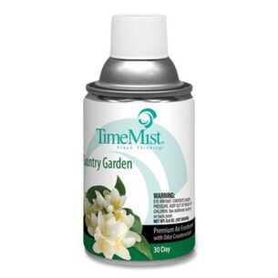  | TimeMist 6.6 oz. Aerosol Spray Premium Metered Air Freshener Refill - Country Garden (12/Carton)