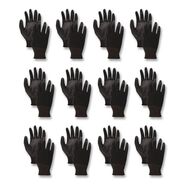 WORK GLOVES | Boardwalk Palm Coated Cut-Resistant HPPE Glove - X-Large, Salt and Pepper/Black (Dozen)
