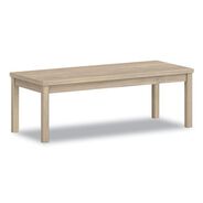 COFFEE AND ACCENT TABLES | HON H80191.LKI1LKI1 80000 Series Laminate Rectangular 48 in. x 20 in. x 16 in. Occasional Coffee Table - Kingswood Walnut