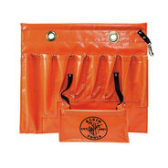 TOOL BELTS | Klein Tools 51828 8 Pockets Small Aerial Apron - Orange
