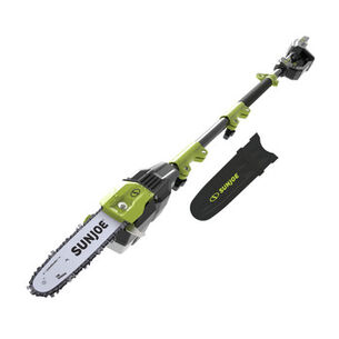 PRODUCTS | Snow Joe iON100V Brushless Lithium-Ion 10 in. Cordless Modular Pole Chain Saw (Tool Only)
