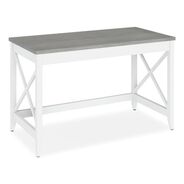 OFFICE DESKS AND WORKSTATIONS | Alera ALEWSF4824GY 47.24 in. x 23.62 in. x 29.53 in. Farmhouse Writing Desk - Gray