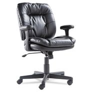 PRODUCTS | OIF Executive Swivel/Tilt Chair (Fixed T-Bar Arms/ Black)