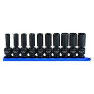 SOCKETS | GearWrench 10-Piece 3/8 in. Drive Metric Deep Universal Socket Set