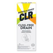 ALL PURPOSE CLEANERS | CLR Clog-Free Drain Cleaner 4.5 Oz Aerosol Spray (6/Carton)