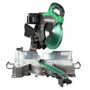 MITER SAWS | Metabo HPT 36V MultiVolt Sliding Dual Bevel Lithium-Ion 12 in. Cordless Miter Saw with Torque Boost Technology (Tool Only)