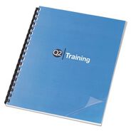 BINDING SUPPLIES | GBC 11 in. x 8.5 in. Clear View Punched Presentation Covers for Binding Systems - Clear (100/Box)