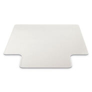 OFFICE CHAIR MATS | Deflecto RollaMat 36 in. x 48 in. Flat Lipped Medium Pile Carpet Frequent Use Chair Mat - Clear