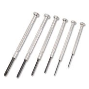 SCREWDRIVERS | Great Neck 6-Piece Phillips/Slotted Polished Steel Handles Assorted Lengths Precision Screwdriver Set