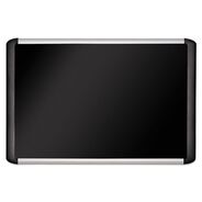 BULLETIN BOARDS | MasterVision SoftTouch 48 in. x 36 in. Aluminum Frame Fabric Surface Bulletin Board - Black