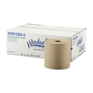 PRODUCTS | Windsoft 8 in. x 800 ft. Hardwound Roll Towels - Natural (6 Rolls/Carton)
