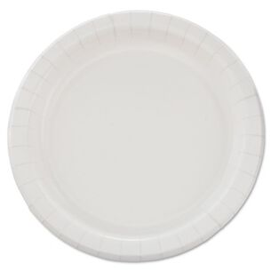 PRODUCTS | SOLO Bare Eco-Forward 8.5 in. diameter Clay-Coated Paper Dinnerware Plate - White (500/Carton)