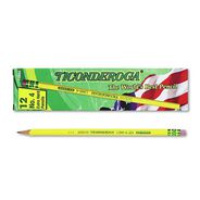 PENCILS | Ticonderoga X13884 2H (No. 4) Pencils - Black Lead/Yellow Barrel (1-Dozen)