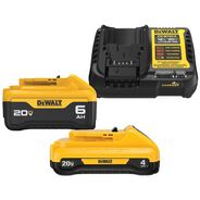 CHARGERS | Factory Reconditioned Dewalt DCB2460CR 20V MAX XR Lithium-Ion Batteries and Charger Starter Kit (4 Ah/6 Ah)