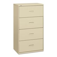 OFFICE AND OFFICE SUPPLIES | HON H434.L.L 400 Series 30 in. x 18 in. x 52.5 in. 4 Legal/Letter Size Lateral File Drawers - Putty