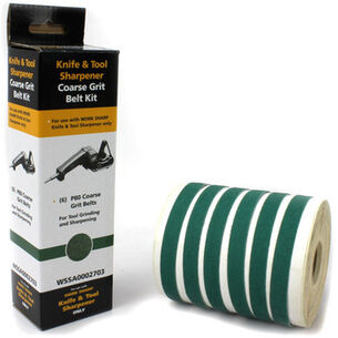  | Work Sharp P80 Ceramic Oxide Tool and Knife Sharpening Belt Kit for WSKTS (6-Pack)