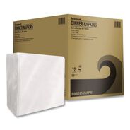FACILITY MAINTENANCE SUPPLIES | Boardwalk 1-Ply 16 in. x 16 in. Dinner Napkins - White (250/Pack, 12 Packs/Carton)