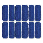 MOPS | Gritt Commercial GRI1822412PK 24 in. x 5 in. Microfiber Looped Dust Mop Pad Head - Blue (12/Carton)