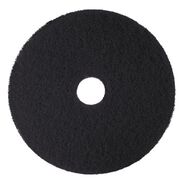 CLEANING TOOLS | 3M 18 in. Diameter Low-Speed High Productivity Floor Pads 7300 - Black (5/Carton)