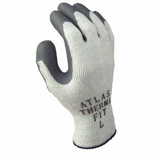  | SHOWA Atlas 451 Cold Weather Gloves - Large, Gray/White (1 Dozen)
