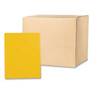 PRODUCTS | Roaring Spring 54125 Accommodates (100) 11 in. x 8.5 in. Sheets Pocket Folder with Prongs - Yellow (250/Carton)