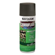 PAINTING | Rust-Oleum 12 oz. Aerosol Can Camouflage Spray Paint - Flat Deep Forest Green