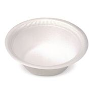 FOOD TRAYS CONTAINERS LIDS | Dart 12 oz. Concorde Foam Bowls - White (125/Pack)