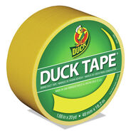 MAILING PACKING AND SHIPPING | Duck 1.88 in. x 20 yards 3 in. Core Colored Duct Tape - Yellow (1-Roll)