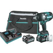 IMPACT WRENCHES | Factory Reconditioned Makita 40V MAX XGT Brushless Lithium-Ion 3/4 in. Square Drive Cordless 4-Speed High-Torque Impact Wrench with Friction Ring Anvil Kit (2.5 Ah)