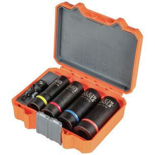 PRODUCTS | Klein Tools 5-Piece 1/2 in. Drive 12 Point Deep 2-in-1 Impact Socket Set