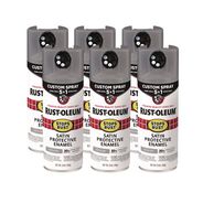 PAINTING | Rust-Oleum Stops Rust 5-in-1 Spray Paint, Satin Coastal Gray, 12 oz Aerosol Can, 6/Carton