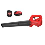 LEAF BLOWERS | Factory Reconditioned Craftsman V20 Lithium-Ion 90 MPH Cordless Hard Surface Blower Kit (4 Ah)