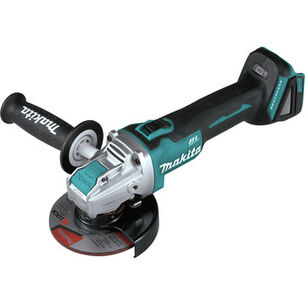 ANGLE GRINDERS | Makita 18V LXT Brushless Lithium-Ion 4-1/2 in. / 5 in. Cordless X-LOCK Angle Grinder with AFT (Tool Only)