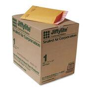 PRODUCTS | Sealed Air Jiffylite 7.25 in. x 12 in. No. 1 Barrier Bubble Air Cell Cushion Self-Seal Bubble Mailer - Brown Kraft (100/Carton)