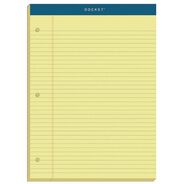 PRODUCTS | TOPS 8.5 x 11.75 Double Docket Ruled Pads with Extra Sturdy Back - Canary-Yellow (100-Sheets/Pad)