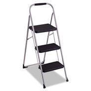 PRODUCTS | Cosco 17.75 in. x 28 in. x 45.63 in. 200 lbs. Capacity 3-Step Big Step Folding Stool - Light Gray