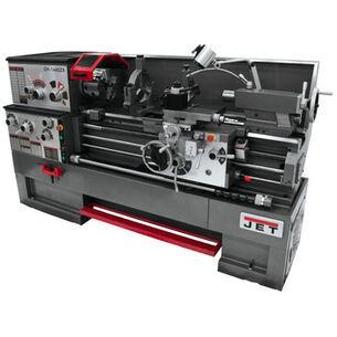 PRODUCTS | JET GH-1660ZX Lathe with Taper Attachment and Collet Closer Installed