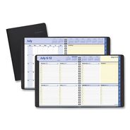 PAPER AND PRINTABLES | AT-A-GLANCE 12-Month: Jul 2025 to Jun 2026 10 in. x 8 in. QuickNotes Weekly/Monthly Planner - Black Cover