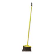 BROOMS | Rubbermaid Commercial FG637500GRAY 7920014588208 46.78-in Handle Angled Large Broom - Gray/Yellow