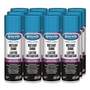 CLEANERS AND CHEMICALS | Sprayway PRO LINE 1000057576 12 oz. Aerosol Can Instant Shine Silicone Spray (12/Carton)