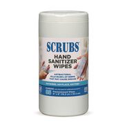 HAND WIPES | SCRUBS 90985 85/Can 6 Cans/Carton 6 x 8 Hand Sanitizer Wipes