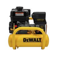 PORTABLE AIR COMPRESSORS | Dewalt 4 Gallon 155 PSI Kohler Gas Powered Oil-Free Portable Air Compressor