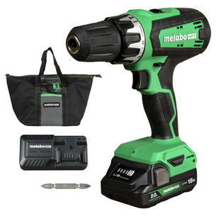 DRILL DRIVERS | Metabo HPT 18V MultiVolt Brushed Lithium-Ion 1/2 in. Cordless Drill Driver Kit (2 Ah)