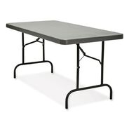 FOLDING TABLES | Iceberg IndestrucTable 60 in. x 30 in. x 29 in. Commercial Folding Table - Rectangular Charcoal